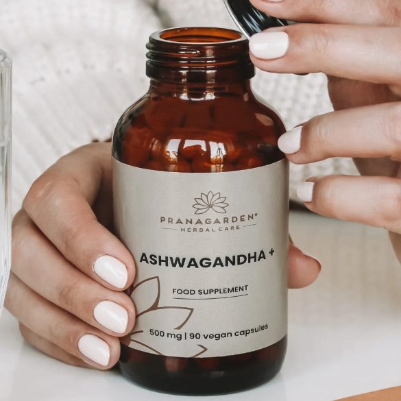 Ashwagandha +  - Stresszmentes lelki egyensúlyért, erőért és nyugodt alvásért emelt hatóanyag tartalommal