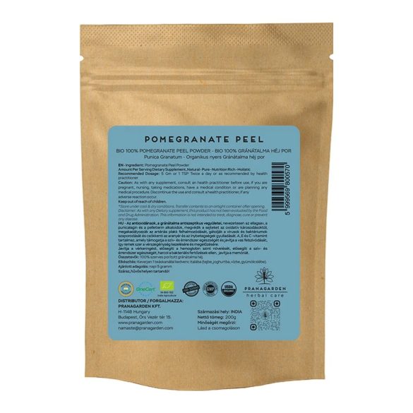 POMEGRANATE PEEL - A tökéletes antioxidáns