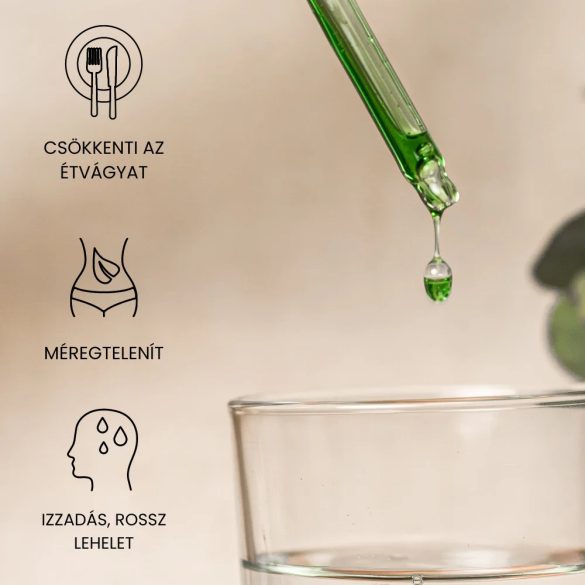 Klorofill folyékony csepp - 60 ml - a zöld szupertápanyag 